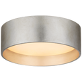 Load image into Gallery viewer, Shaw 5" Solitaire Flush Mount - Silver Leaf Finish