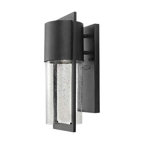 Shelter Outdoor Small Wall Sconce - Black