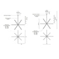 Load image into Gallery viewer, Sirius LED Chandelier - Diagram