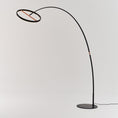 Load image into Gallery viewer, Sol LED Mega Floor Lamp - Matte Black/Copper Finish