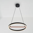 Load image into Gallery viewer, Sol Large LED Pendant - Matte Black/Copper Finish