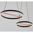 Load image into Gallery viewer, Sol LED Pendant - Matte Black/Copper Finish