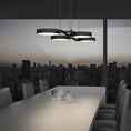 Load image into Gallery viewer, Light Guide Ring 4-Light LED Bar Pendant - Display