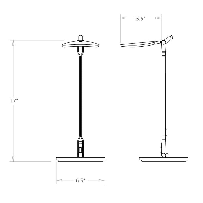 Splitty Desk Lamp - Diagram