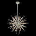 Load image into Gallery viewer, Sprazzo 28" Pendant - Polished Silver Finish