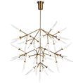 Load image into Gallery viewer, Spur Grande LED Chandelier - Aged Brass