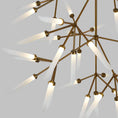 Load image into Gallery viewer, Spur Grande LED Chandelier - Aged Brass - Detail
