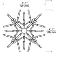 Load image into Gallery viewer, Spur Grande LED Chandelier - Diagram
