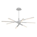 Load image into Gallery viewer, Stacked LED Chandelier - Brushed Aluminum Finish