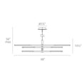 Load image into Gallery viewer, Stacked LED Chandelier - Diagram