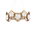 Load image into Gallery viewer, Starlight Starbright Pendant - Aged Brass Finish
