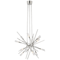 Load image into Gallery viewer, Stellar Medium Chandelier - Polished Nickel Finish