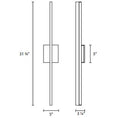 Load image into Gallery viewer, Stiletto 32" LED Bath Bar - Diagram