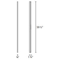 Load image into Gallery viewer, Stiletto Lungo 60" LED Wall Bar - Diagram