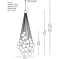 Load image into Gallery viewer, Stochastic LED Pendant Light - Diagram