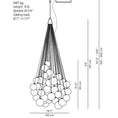 Load image into Gallery viewer, Stochastic LED Pendant Light - Diagram