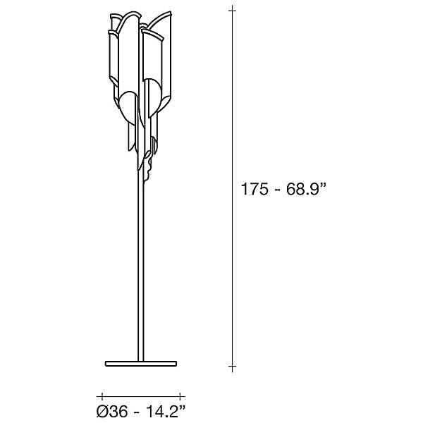 Stream Floor Lamp - Diagram