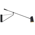 Load image into Gallery viewer, Stylus LED Swing Arm Light - Black/Gold Finish