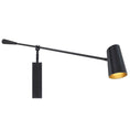 Load image into Gallery viewer, Stylus LED Swing Arm Light - Black/Gold Finish