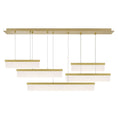 Load image into Gallery viewer, Sweep Linear Suspension - Brass Finish