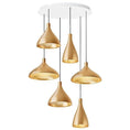 Load image into Gallery viewer, Swell 6-Light Chandelier - Brass