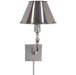 Swivel Head Wall Lamp - Polished Nickel Finish