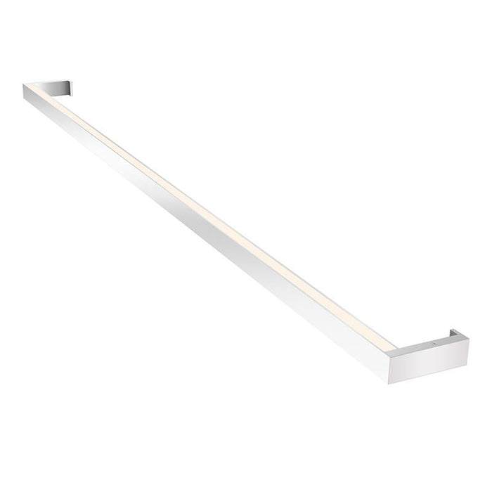 Thin-Line One-Sided 48" LED Wall Bar - Bright Satin Aluminum