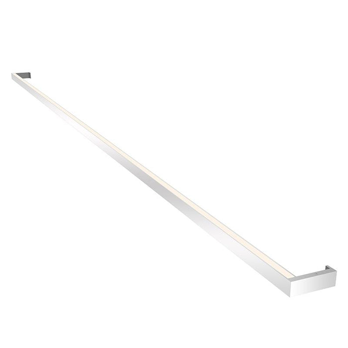 THIN-LINE 96" TWO-SIDED WALL LIGHT - Bright Satin Aluminum