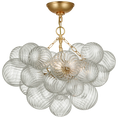 Load image into Gallery viewer, Talia Small Semi-Flush Mount - Gild