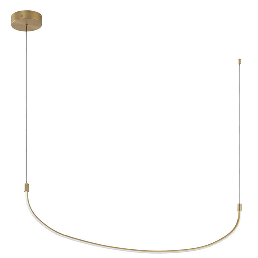Talis LED Linear Suspension - Brushed Gold
