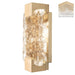 Terra 11.75" Wall Sconce - Gold Leaf with Clear Glass