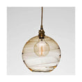 Load image into Gallery viewer, Terra Pendant Light - Optic Amber/Gilded Brass