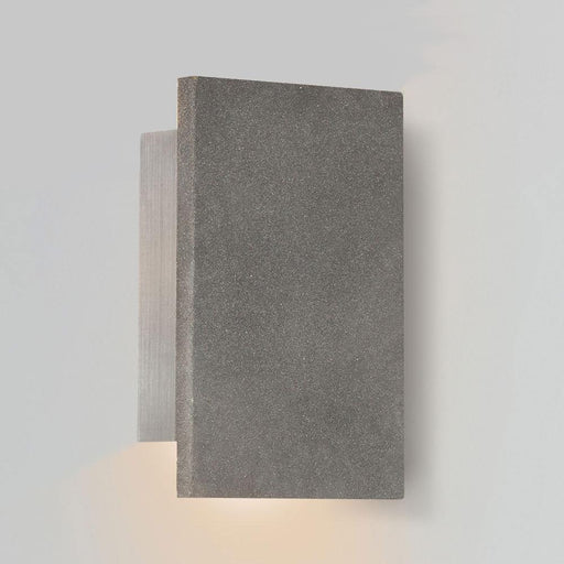 Tersus Downlight Outdoor LED Sconce - Black Concrete Finish
