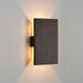 Tersus LED Wall Sconce - Dark Stained Walnut Finish