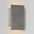 Load image into Gallery viewer, Tersus Up & Downlight Outdoor LED Sconce - Black Concrete Finish