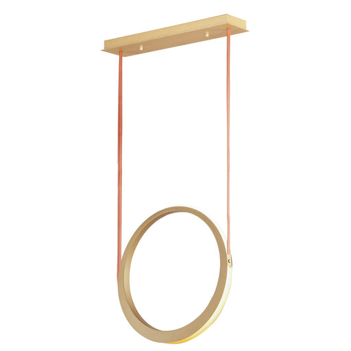 Tether LED Pendant - Natural Aged Brass Finish