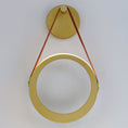 Load image into Gallery viewer, The Tether LED Wall Sconce - Natural Aged Brass Finish