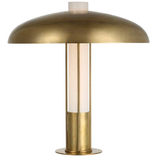 Troye Medium Table Lamp - Antique-Burnished Brass Finish with Antique-Burnished Brass Shade