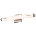 Load image into Gallery viewer, Tubo 18" Slim LED Bath Bar - Satin Nickel Finish (Spine Trim)