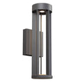 Load image into Gallery viewer, Turbo Outdoor LED Wall Sconce - Charcoal Finish