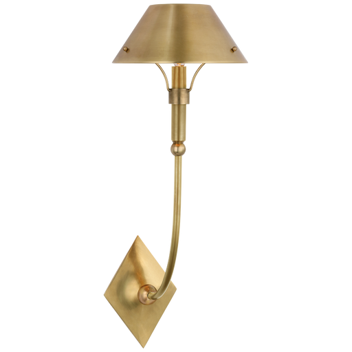 Turlington Large Sconce - Hand-Rubbed Antique Brass Finish