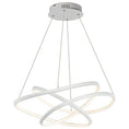 Load image into Gallery viewer, Twisted Medium LED Pendant - Matte White
