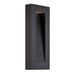 Urban Outdoor Wall Sconce - Black Finish