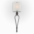 Load image into Gallery viewer, Urban Loft Angle Glass Wall Sconce - Gunmetal/Frosted Granite