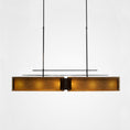 Load image into Gallery viewer, Urban Loft Parallel Linear Suspension Light - Satin Nickel/Bronze Granite