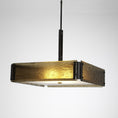 Load image into Gallery viewer, Urban Loft Square Chandelier - Gunmetal/Bronze Granite