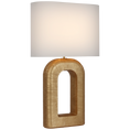 Load image into Gallery viewer, Utopia Large Combed Table Lamp - Gild