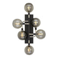 Load image into Gallery viewer, Viaggio Wall Sconce - Smoke/Polished Nickel Finish