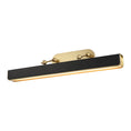 Load image into Gallery viewer, Valise Large LED Picture Light - Vintage Brass/Tuxedo Leather