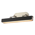 Load image into Gallery viewer, Valise Medium LED Picture Light - Aged Nickel/Tuxedo Leather